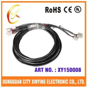 12 pin automotive electrical wiring harness with hot shrinking tube