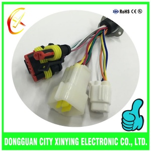 OEM custom made waterproof connector cable assembly title=