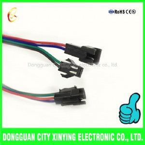 custom molex conncetor to 2 pin smr smp connector automotive cable
